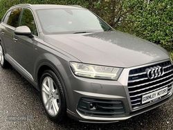 Grey Used 2017 Audi Q7 S-Line SUV | £24,450 (Expensive)