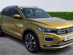 Yellow Used 2020 VW T-Roc R-line SUV | £20,999 (Good price)