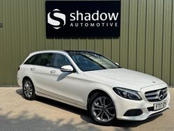 White Used 2017 Mercedes C200 Premium Plus Estate | £15,495 (A bit pricey)