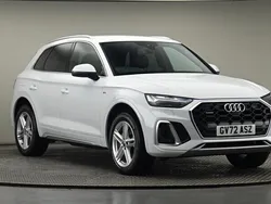 White Used 2022 Audi Q5 S-Line SUV | £32,000 (Good price)