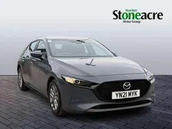 Grey Used 2021 Mazda 3 Hatchback | £14,990 (Fair price)