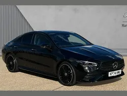 Cosmos black metallic Used 2024 Mercedes CLA220 AMG Line Premium Plus Sedan | £32,995 (Fair price)