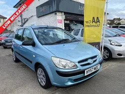 Blue Used 2007 Hyundai Getz Hatchback | £2,495 (Fair price)