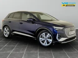 Blue Used 2021 Audi Q4 e-tron S-Line SUV | £17,995 (Fair price)
