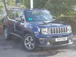 Blue Used 2021 Jeep Renegade Limited SUV | £14,298 (Fair price)