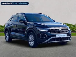 Black Used 2023 VW T-Roc Life SUV | £16,998 (Fair price)