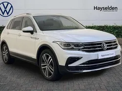 White Used 2021 VW Tiguan Elegance SUV | £23,985 (Fair price)