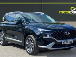 Black Used 2022 Hyundai Santa Fe Ultimate SUV | £30,000 (A bit pricey)