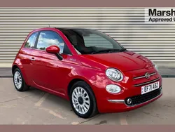 Red Used 2022 Fiat 500 Dolcevita Hatchback | £9,890 (Fair price)