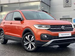 Orange Used 2023 VW T-Cross Black Edition SUV | £17,795 (Fair price)