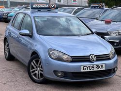 Blue Used 2009 VW Golf VI S Hatchback | £4,475 (Fair price)