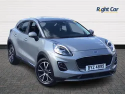 Solar silver Used 2022 Ford Puma Titanium SUV | £14,999 (Good price)