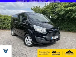 Black Used 2016 Ford Transit Custom Limited Van | £9,750 (Good price)