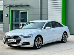 White Used 2018 Audi A8 Advanced Sedan | £19,595 (Fair price)