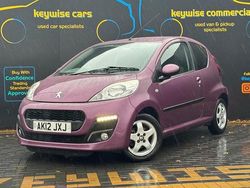Mauve/purple Used 2012 Peugeot 107 Allure Hatchback | £4,490 (Fair price)