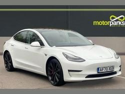 White Used 2020 Tesla Model 3 Performance Sedan | £19,000 (Fair price)