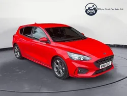Red Used 2018 Ford Focus ST-Line Hatchback | £8,995 (A bit pricey)