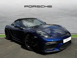 Gentian blue metallic Used 2021 Porsche 718 Spyder | £83,900