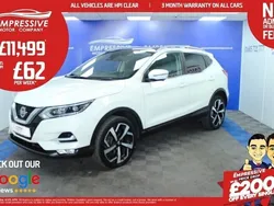 White Used 2018 Nissan Qashqai Tekna SUV | £11,499 (Fair price)