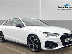 White Used 2023 Audi A4 Black Edition Sedan | £25,599 (Fair price)