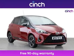 Red/black Used 2017 Toyota Yaris Hatchback | £10,449 (Fair price)