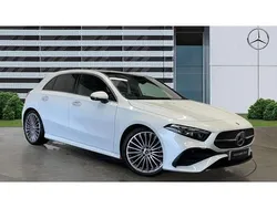 White Used 2024 Mercedes A180 AMG Line Premium Plus Hatchback | £27,444 (A bit pricey)