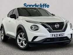 White Used 2021 Nissan Juke N-Connecta SUV | £12,381 (Fair price)