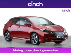 Red Used 2021 Nissan Leaf N-Connecta Hatchback | £10,499 (Fair price)