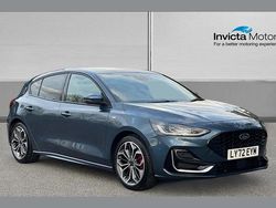 Blue Used 2022 Ford Focus ST-Line Hatchback | £18,407 (Fair price)