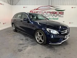 Blue Used 2017 Mercedes C250 AMG line Estate | £14,999 (Fair price)