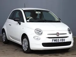 White Used 2016 Fiat 500 Pop Hatchback | £3,990 (Fair price)