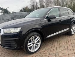 Black Used 2015 Audi Q7 S-Line SUV | £17,995 (Fair price)