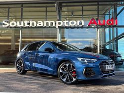 Blue New 2025 Audi S3 Sportback Black Edition Hatchback | £49,850