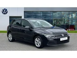 Deep black pearlescent Used 2021 VW Golf VIII Life Hatchback | £15,153 (Fair price)