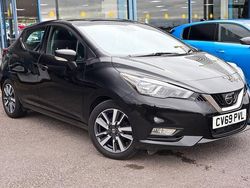 Black Used 2019 Nissan Micra Acenta Hatchback | £9,489 (Fair price)