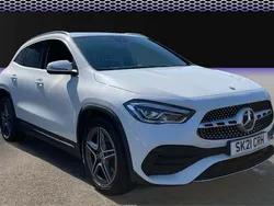 White Used 2021 Mercedes GLA200 AMG line SUV | £23,130 (Fair price)
