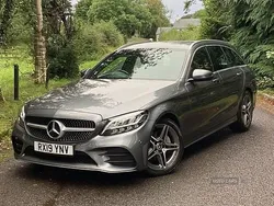 Grey Used 2019 Mercedes C200 AMG line Estate | £14,995 (Good price)