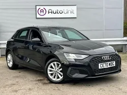Black Used 2020 Audi A3 Sportback Design Hatchback | £10,990 (Fair price)