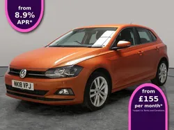 Orange Used 2018 VW Polo SEL Hatchback | £10,484 (Fair price)
