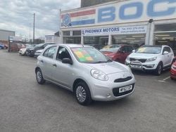 Silver Used 2012 Nissan Micra Visia Hatchback | £3,595 (Fair price)