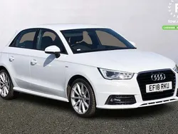 White Used 2018 Audi A1 Sportback S-Line Hatchback | £15,399 (Fair price)
