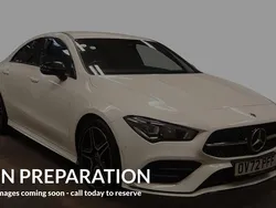White Used 2022 Mercedes CLA180 Executive Sedan | £23,320 (Fair price)