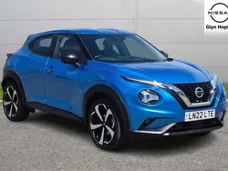 Blue Used 2022 Nissan Juke Tekna SUV | £17,361 (Fair price)