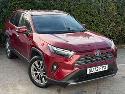 Red Used 2022 Toyota RAV4 Hybrid SUV | £32,499 (A bit pricey)