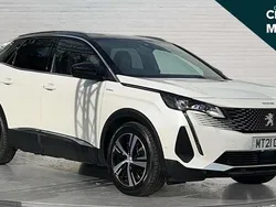 White Used 2021 Peugeot 3008 Premium SUV | £17,881 (Fair price)