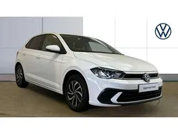 White Used 2022 VW Polo Life Hatchback | £14,874 (Fair price)