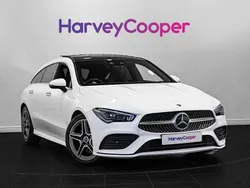 White Used 2021 Mercedes CLA200 Shooting Brake AMG Line Premium Plus Estate | £22,890 (Good price)