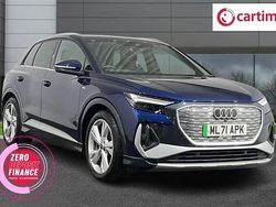 Blue Used 2021 Audi Q4 e-tron S-Line SUV | £28,019 (Expensive)
