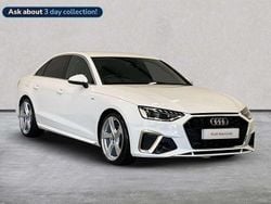 White Used 2022 Audi A4 S-Line Sedan | £21,694 (Good price)