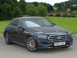 Obsidian black metallic Used 2024 Mercedes E220 Exclusive Sedan | £51,900 (Super price)